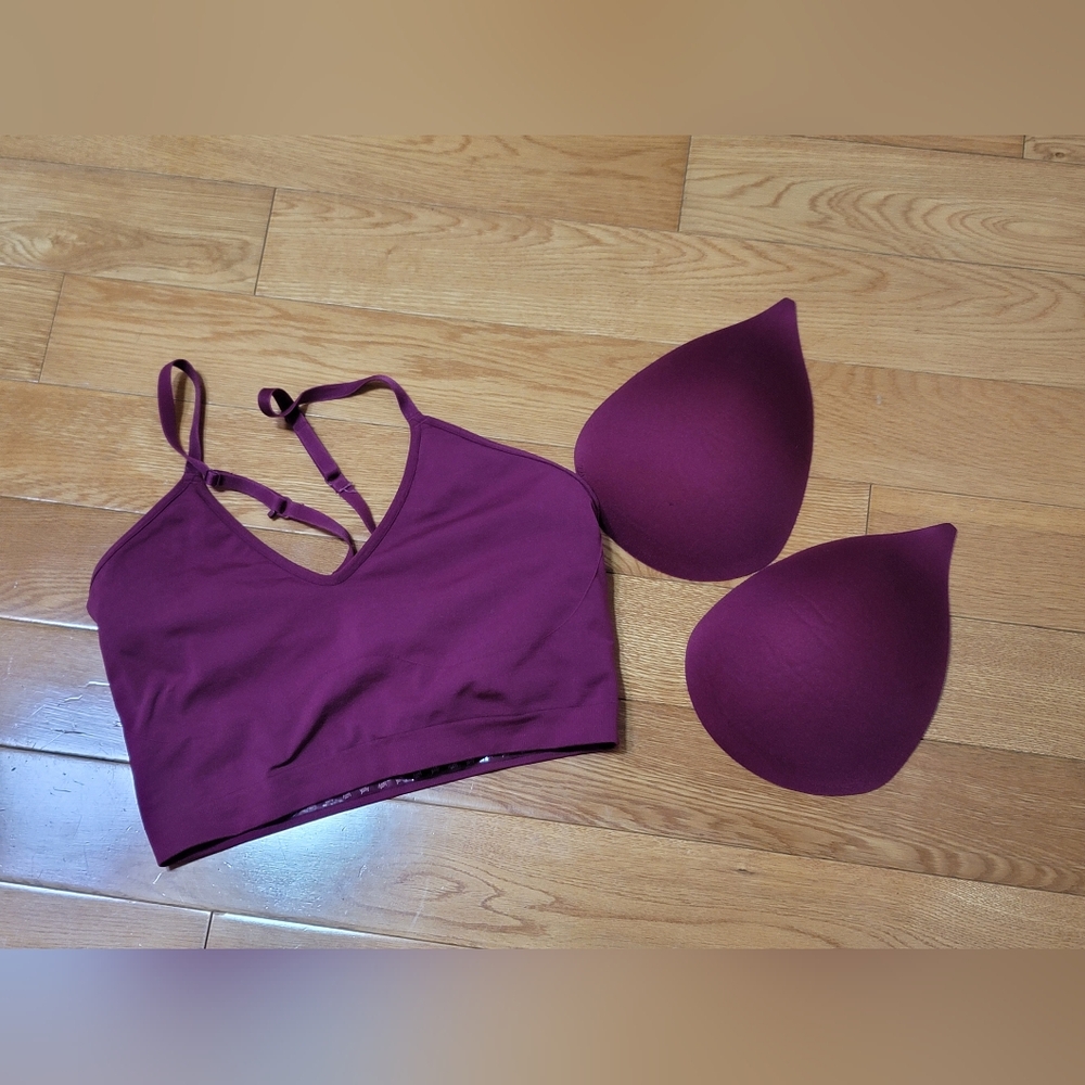 YITTY Burgundy and Floral Bralettes - Picture 7 of 12